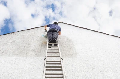 Peinture extérieure au Barboux — façades et ravalement
